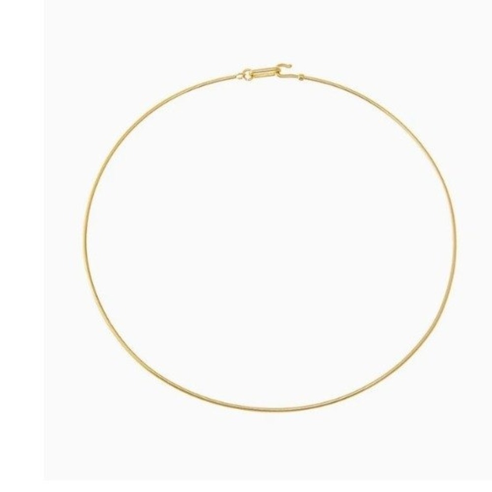 New Adina Eden Solid Thin Wire Choker Necklace